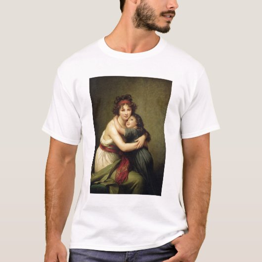 マダム・ビジー・レブルンと娘 Tシャツ (正面)