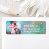 マダム・ポンパドゥール、ピンク・ティール・ブルー ラベル (インサイチュ)