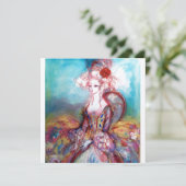 マダム・ポンパドール シルバー・メタリック 招待状 (スタンド正面)