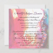 マダム・ポンパドール シルバー・メタリック 招待状 (裏面)