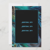 マダム・マスカレード・ティール 招待状 (裏面)