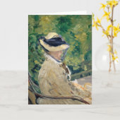 マダム・マネ | エドゥアルマネ カード (黄色い花)