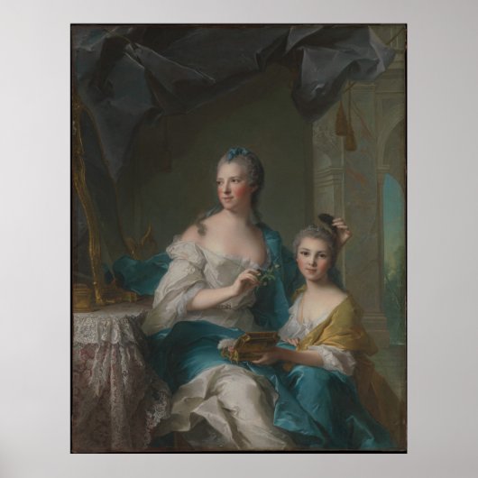 マダム・マルソリエとその娘 ポスター (正面)