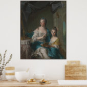 マダム・マルソリエとその娘 ポスター (キッチン)