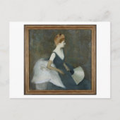 マダム・マーザ・レテリエがソファに座る ポストカード (正面)