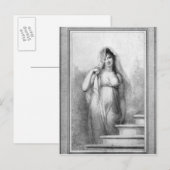 マダム・レカミエ ポストカード (正面/裏面)