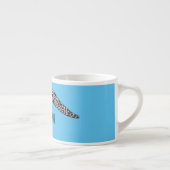 マダラのウナギの漫画イラストレーション エスプレッソカップ (右)