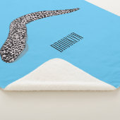 マダラのウナギの漫画イラストレーション シェルパブランケット (3/4)