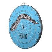 マダラのウナギの漫画イラストレーション ダーツボード (正面右)