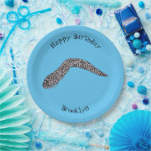 マダラのウナギの漫画イラストレーション ペーパープレート (パーティー)