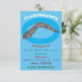 マダラのウナギの漫画イラストレーション 招待状 (スタンド正面)