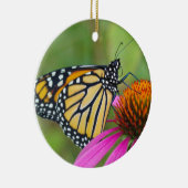 マダラチョウのオーナメント セラミックオーナメント (右)