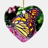 マダラチョウのクリスマスのオーナメント セラミックオーナメント (裏面)