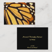 マダラチョウの抽象芸術ATC 名刺 (正面/裏面)