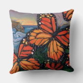 マダラチョウの装飾的な装飾用クッション クッション (裏面)