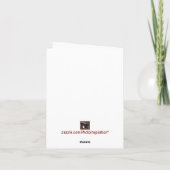 マダラチョウのnotecards カード (裏面)