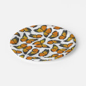 マダラチョウパターン ペーパープレート (アングル)
