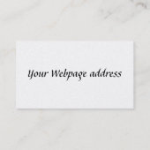 マダラチョウ及びオニユリ 名刺 (裏面)