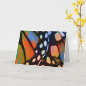 マダラチョウ カード (黄色い花)