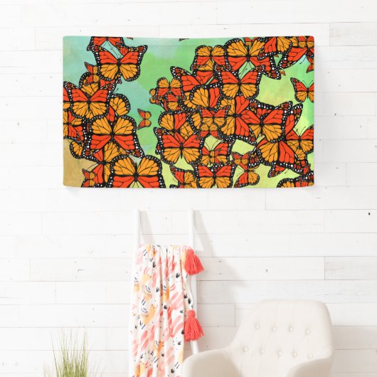 マダラチョウ 横断幕 (インサイチュ)