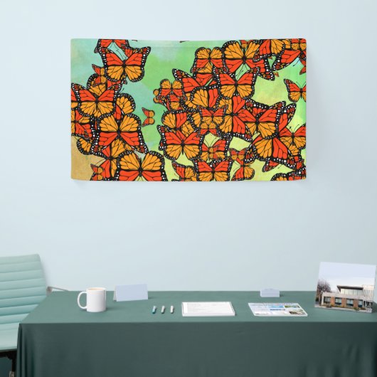 マダラチョウ 横断幕 (トレードショー)