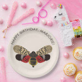 マダラナカのバグパーソナライズされたパーティー ペーパープレート (パーティー)