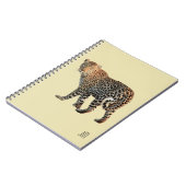 マダラヒョウ野猫写真 ノートブック (左側)