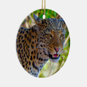 マダラヒョウ セラミックオーナメント (右)