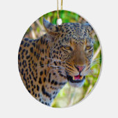 マダラヒョウ セラミックオーナメント (左)