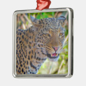 マダラヒョウ メタルオーナメント (左)