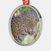 マダラヒョウ メタルオーナメント (左)