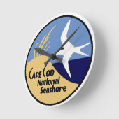 マダラ岬 ラウンド壁時計 (傾斜)