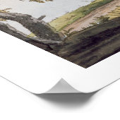 マダレーナBr近くの海岸からナポリ湾 ポスター (角)