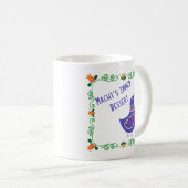 マチのImmer Besserなし背景クラシックマグ コーヒーマグカップ (正面右)