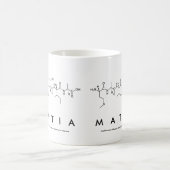 マチアペプチド名mug コーヒーマグカップ (中央)