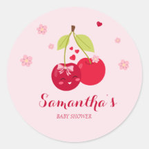 マチェリーさくらんぼピンクコケットガールベビーシャワー