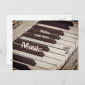 マチェ・デ・アイネ・アート・フォン・ムシク ポストカード (正面/裏面)