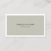 マチエレガントャ縁どプロフェッショナル 名刺 (正面)