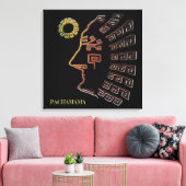 マチスタイリッシュュ_ピチュスケッチ キャンバスプリント (インサイチュ (リビング))