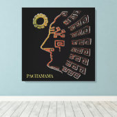 マチスタイリッシュュ_ピチュスケッチ キャンバスプリント (インサイチュ (ウッドフロア))