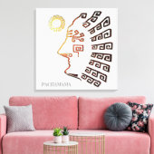 マチスタイリッシュュ_ピチュスケッチ キャンバスプリント (インサイチュ (リビング))