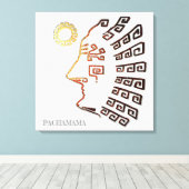 マチスタイリッシュュ_ピチュスケッチ キャンバスプリント (インサイチュ (ウッドフロア))