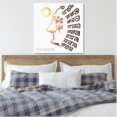 マチスタイリッシュュ_ピチュスケッチ キャンバスプリント (インサイチュ (寝室))