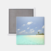 マチドゥ島、無人島、北ハバドゥ3 マグネット (正面/裏面)