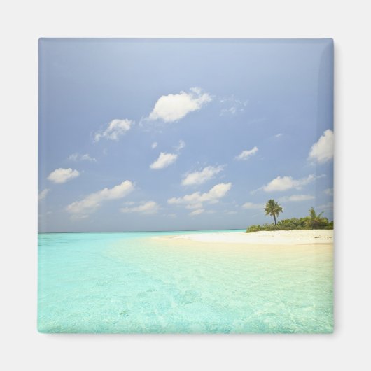 マチドゥ島、無人島、北ハバドゥ3 マグネット (正面)