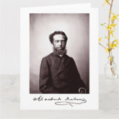 マチャド・デ・アシス カード (黄色い花)