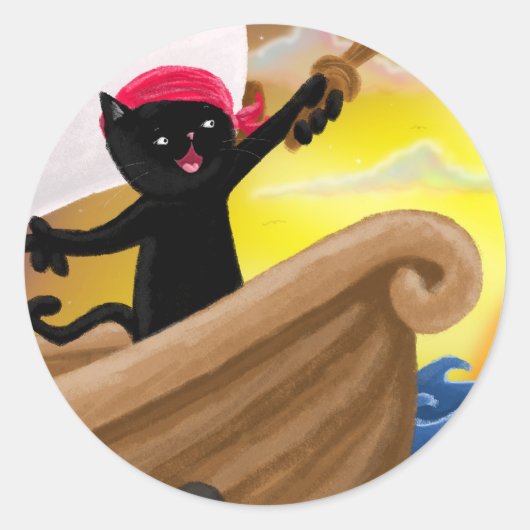 マチュアットシーステッカー ラウンドシール (正面)