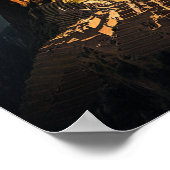 マチュピチウアットサンセット – ポスタ素晴らしープリント ポスター (角)