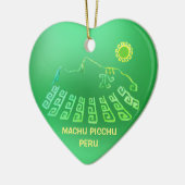 マチュピチクスコペルー セラミックオーナメント (左)
