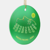 マチュピチクスコペルー セラミックオーナメント (右)